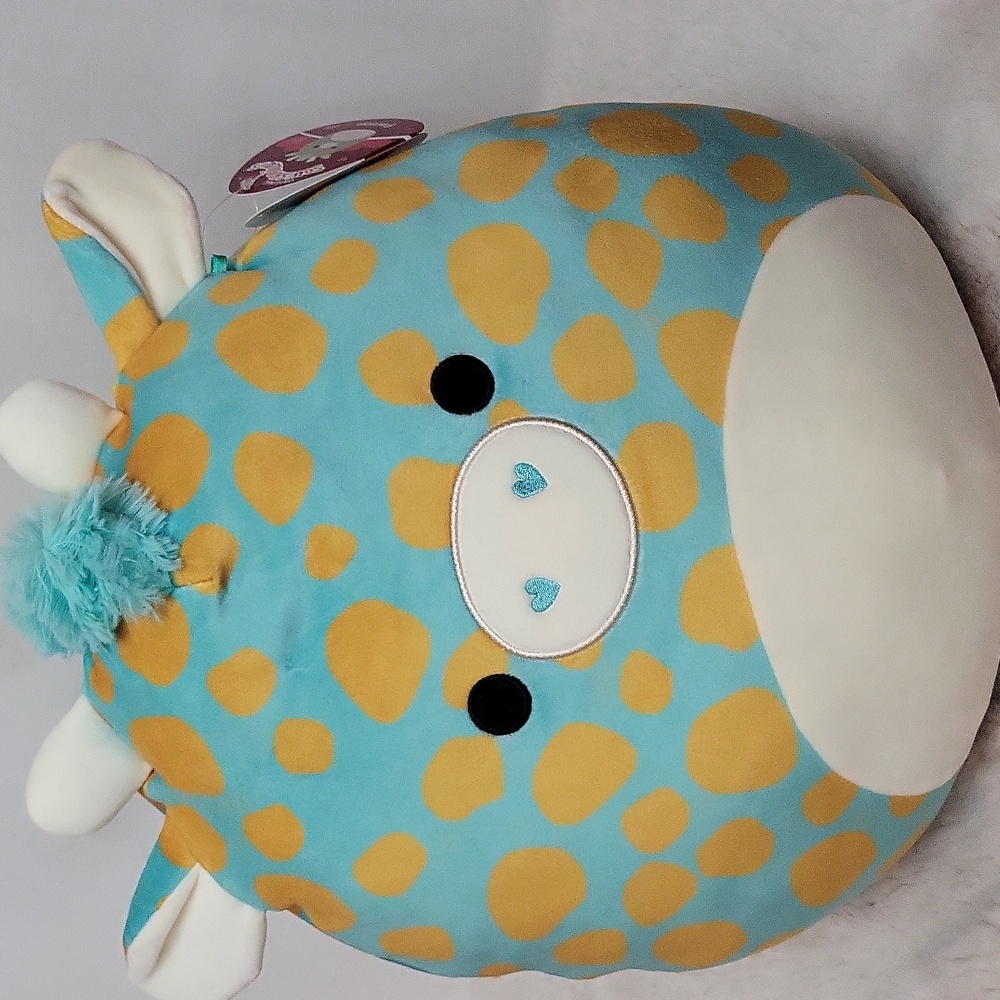 13" Parson Teal Giraffe Squishmallow
